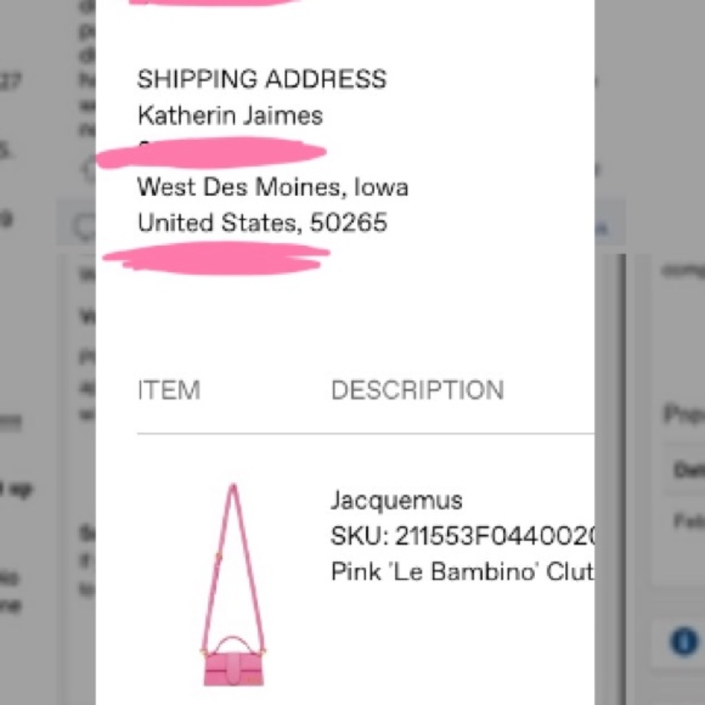 Jacquemus le bambino pink bag - Picture 12 of 12
